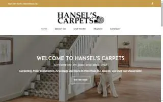 Hansel's Carpets website