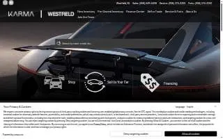 Karma Westfield website