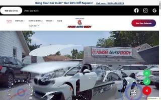 Kings Auto Body NJ LLC website