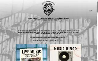 Lions Roar Brewing Co. of Westfield website
