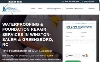 Affordable Waterproofing LLC of Willingboro website