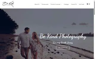 Be Kind Photography website