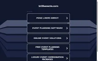 BT Life Events — NJ Wedding Planner & Designer of Willingboro website