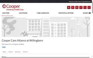 Cooper Care Alliance at Willingboro website