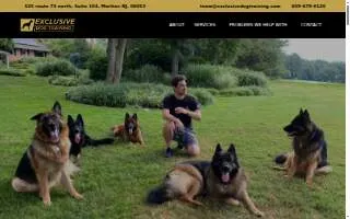 Exclusive Dog Training of Willingboro website