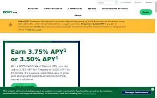 WSFS Bank of Willingboro website