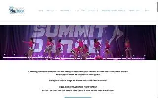 Across the Floor School of Dance & Gymnastics, Inc. website