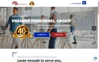 Premier Personnel Group of Woodbridge website