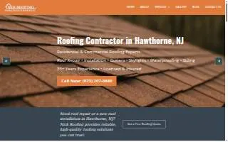 Nick Roofing Contractor | nickroofing.com website
