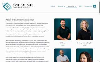 Critical Site Construction