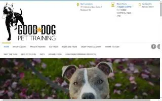 Good Dog Pet Training of Wyckoff website
