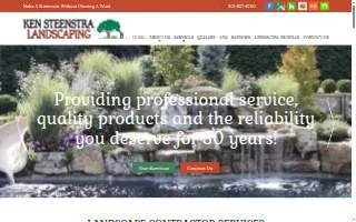 Ken Steenstra Landscaping, Inc. of Wyckoff website