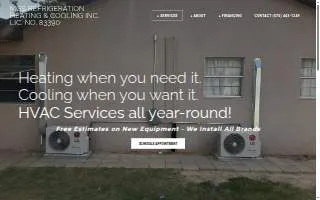 MGS Refrigeration Heating & Cooling website