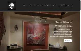 Terra Blanca Wellness website