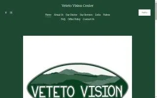 Veteto Vision Center website
