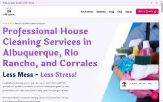 505 Clean Queens of Albuquerque website