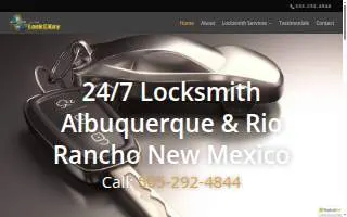 A&A Lock & Key website