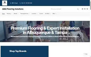 ABQ Flooring Solutions, LLC of Albuquerque website