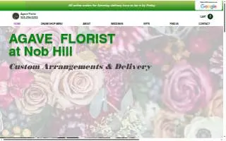 Agave Florist of Albuquerque website