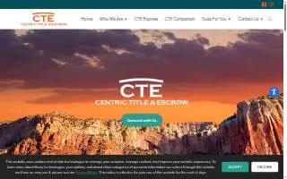 Centric Title & Escrow of Albuquerque website