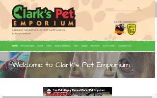 Clark's Pet Emporium of Albuquerque website