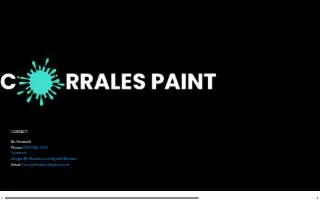 Corrales Paint website