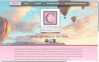 Couture Brokerage website