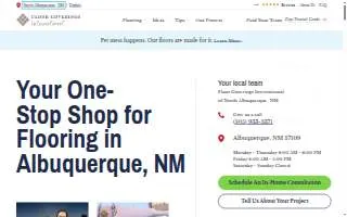 Floor Coverings International of Albuquerque website