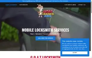 Goat Locksmith ABQ LLC website