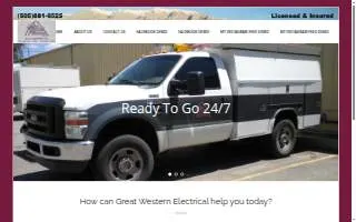 Great Western Electrical website
