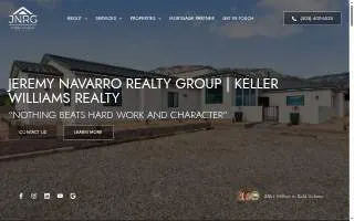 Jeremy Navarro Realty Group | Keller Williams Realty website