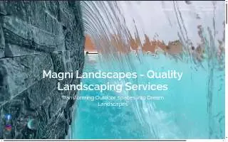 Magni Landscapes website