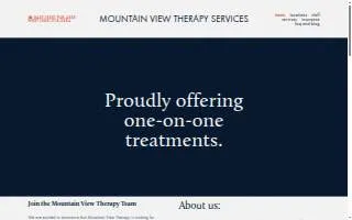 Mountain View Physical Therapy, LLC of Albuquerque website