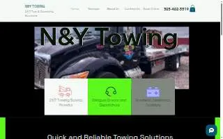 N&Y Towing website