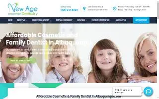 New Age Dentistry – Albuquerque Dentist website