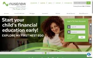 Nusenda Credit Union website