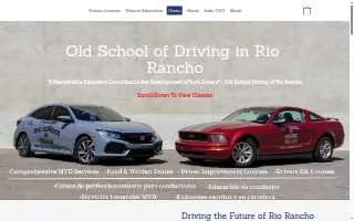 Old School of Driving in Rio Rancho website