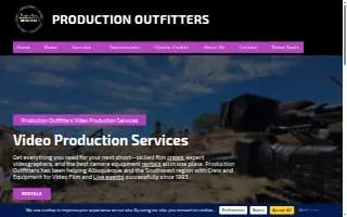 Production Outfitters website