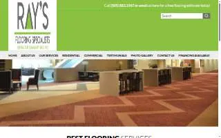 Ray's Flooring of Albuquerque website