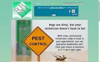 Roadrunner Pest Management website