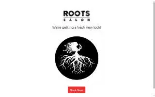 Roots Salon of Albuquerque website