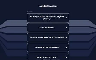 Sandia Family Law of Albuquerque website