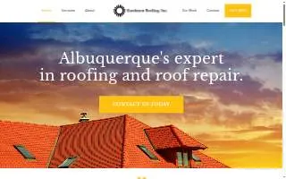 Sundance Roofing, Inc. of Albuquerque website