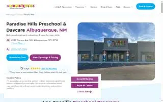 The Learning Experience - Paradise Hills website