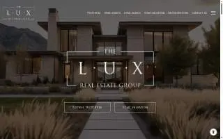 The LUX Real Estate Group website