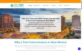 TNT Pest Control Service website