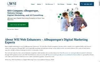 WSI Web Enhancers Marketing Company website