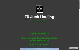 FR Junk Hauling LLC website