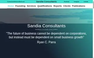 Sandia Consultants of Artesia website
