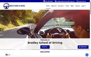 Bradley School of Driving website